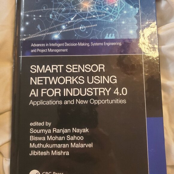 Smart Sensor Networks Using AI for Industry 4.0 CRC PRESS HARDCOVER book Soumya - Picture 1 of 2